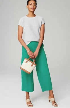 Wearever Easy-Care Woven Wide-Leg Crops | Jjill