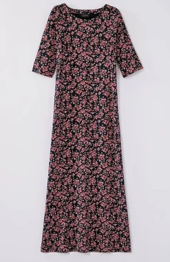 Wearever Elbow-Sleeve Maxi Dress | Jjill