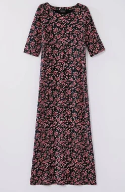 Wearever Elbow-Sleeve Maxi Dress | Jjill