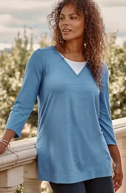 Wearever Faux-Layered Tunic | Jjill