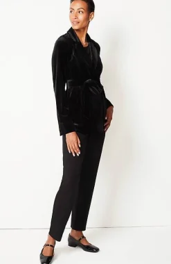 Wearever Knit Velvet Jacket | Jjill
