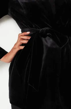 Wearever Knit Velvet Jacket | Jjill