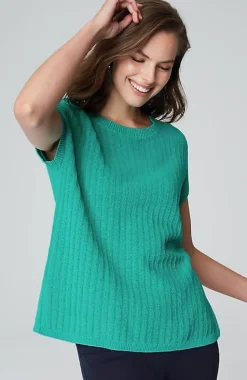 Wearever Lightweight Textured Pullover | Jjill