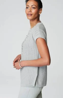 Wearever Lightweight Textured Pullover | Jjill
