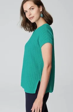 Wearever Lightweight Textured Pullover | Jjill