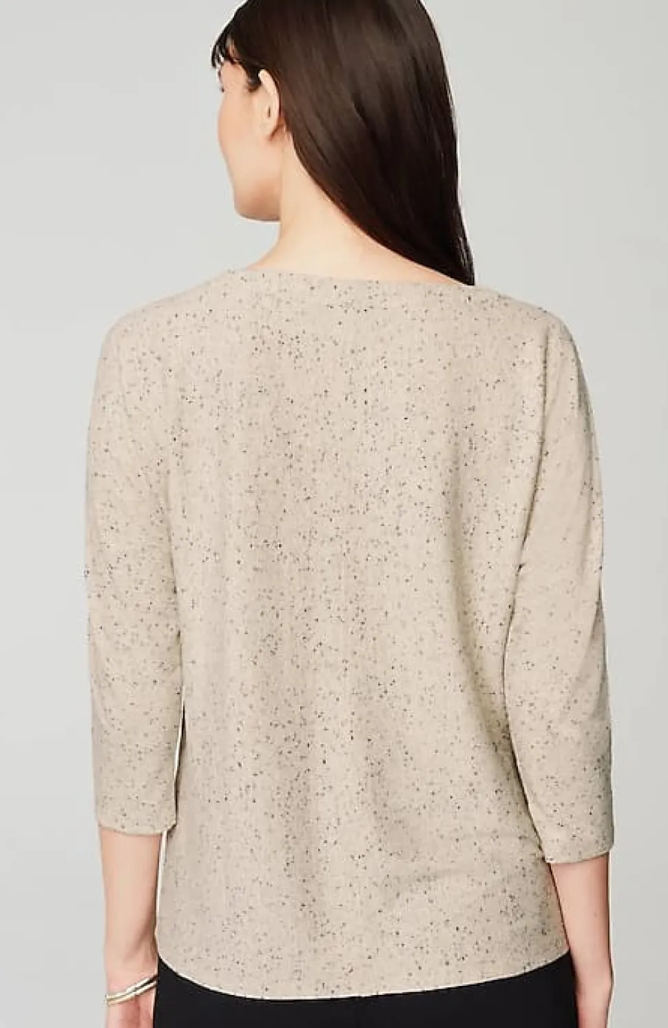 Wearever Marled Seamed Top | Jjill