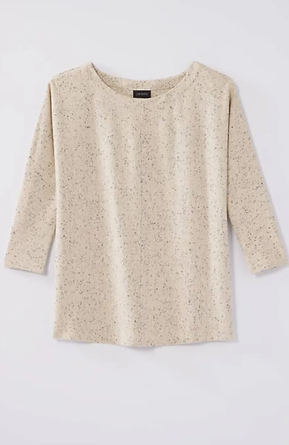 Wearever Marled Seamed Top | Jjill