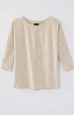Wearever Marled Seamed Top | Jjill