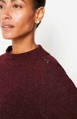 Wearever Mock-Neck Ottoman Top | Jjill