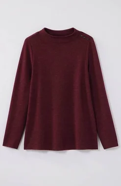 Wearever Mock-Neck Ottoman Top | Jjill