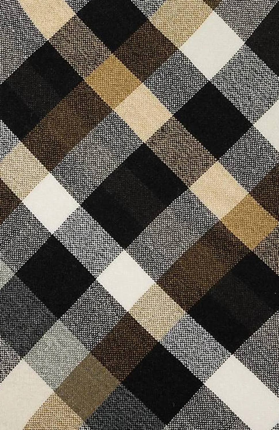 Wearever Neutral Plaid Triangle Scarf | Jjill