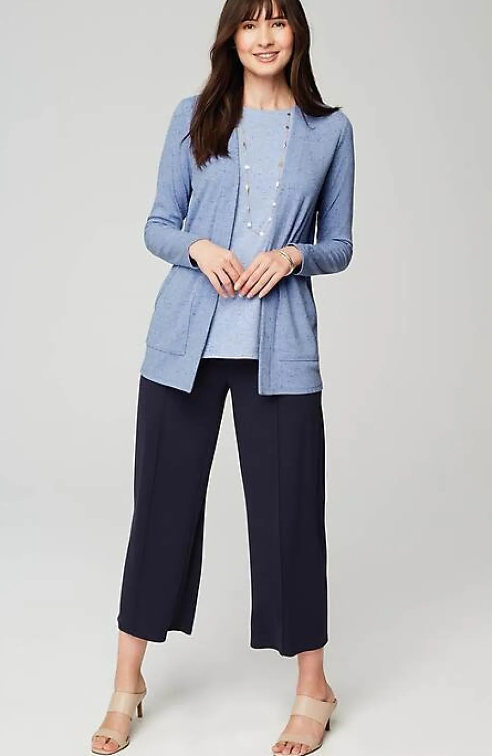 Wearever Open-Front Marled Jacket | Jjill