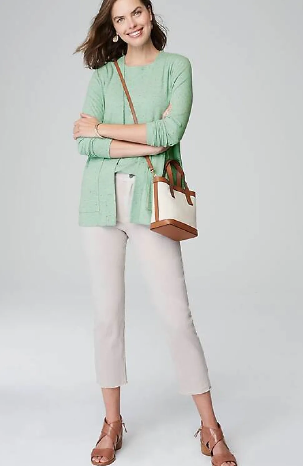 Wearever Open-Front Marled Jacket | Jjill