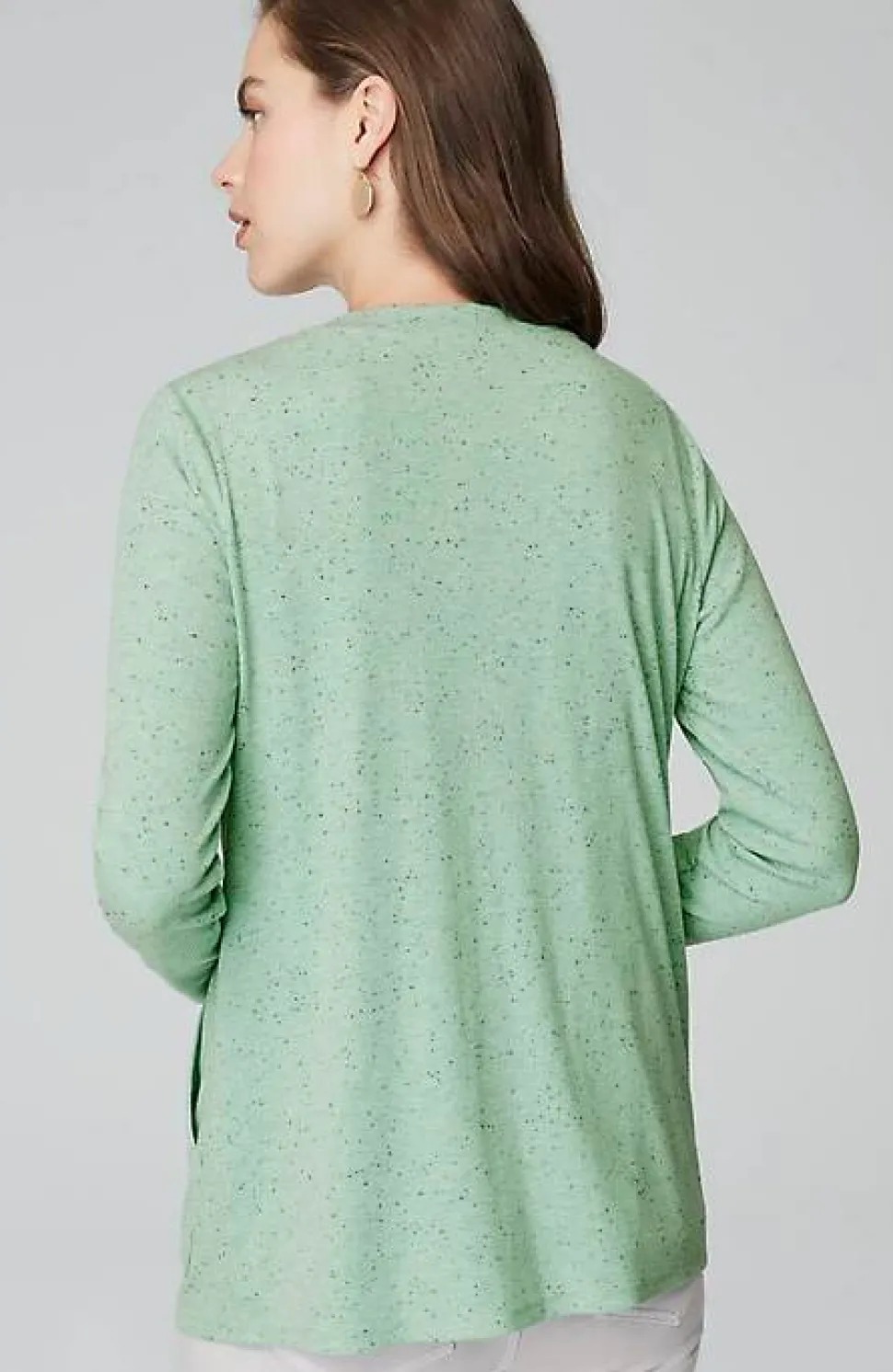 Wearever Open-Front Marled Jacket | Jjill