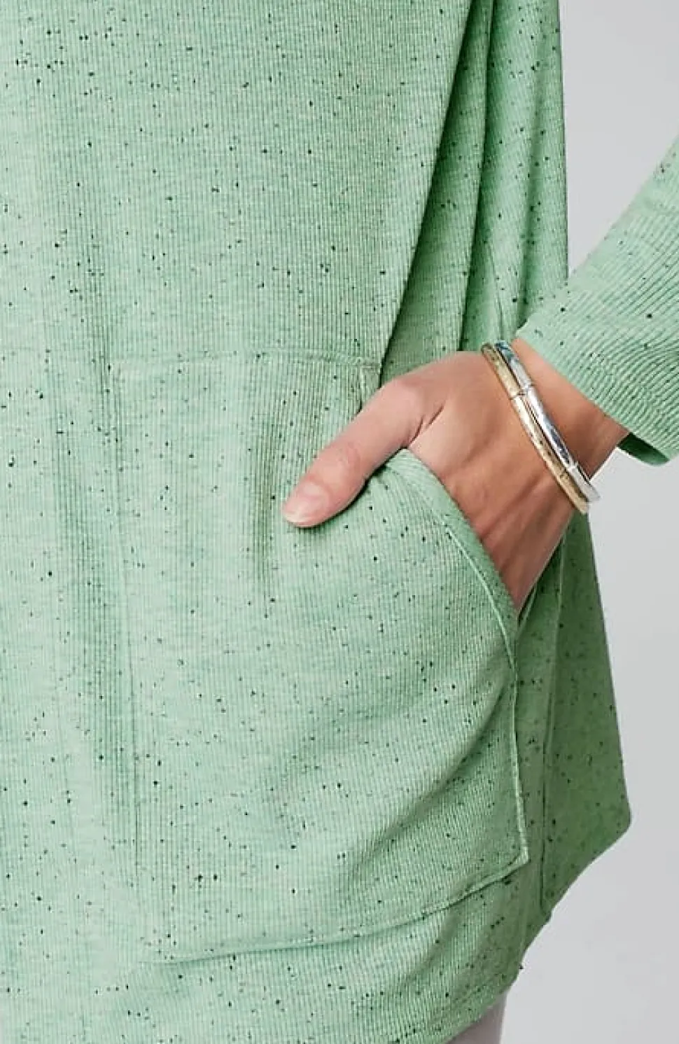 Wearever Open-Front Marled Jacket | Jjill