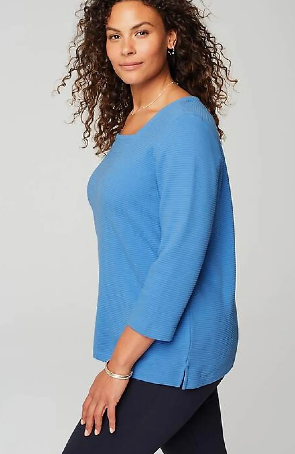 Wearever Ottoman Square-Neck Top | Jjill