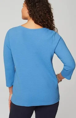 Wearever Ottoman Square-Neck Top | Jjill