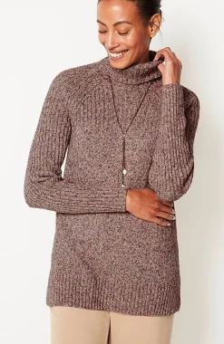 Wearever Placed-Rib Sweater | Jjill