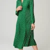 Wearever Pleated Midi Shirtdress | Jjill