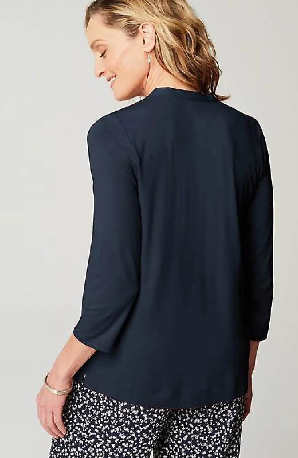 Wearever Pleated V-Neck Top | Jjill