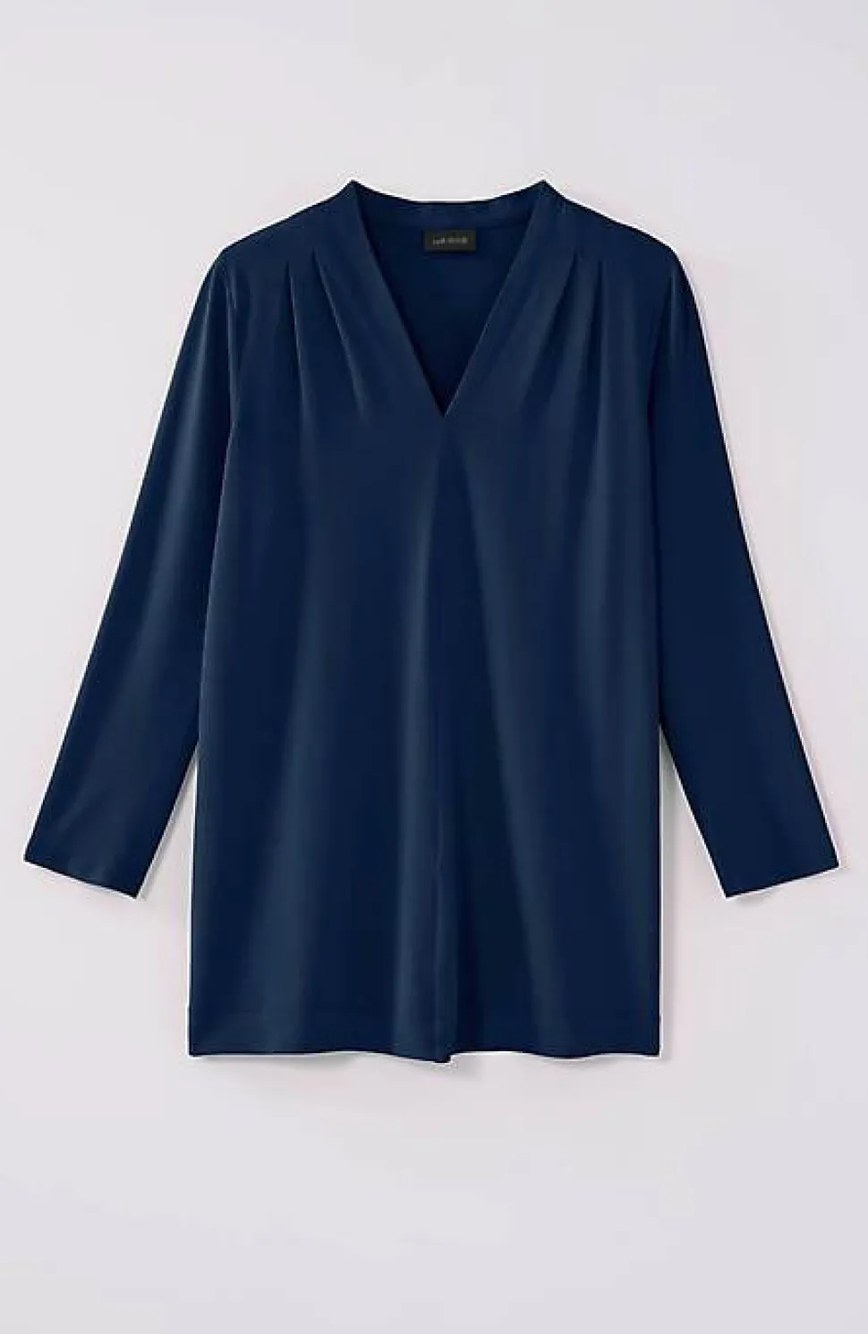 Wearever Pleated V-Neck Top | Jjill