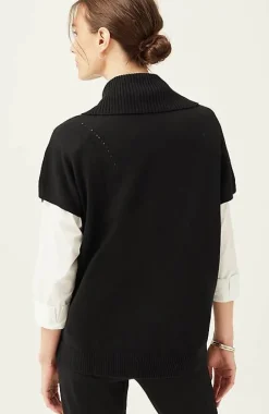 Wearever Pointelle Short-Sleeve Sweater | Jjill