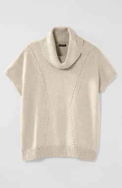 Wearever Pointelle Short-Sleeve Sweater | Jjill