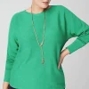 Wearever Refined Knit Dolman-Sleeve Sweater | Jjill