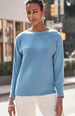 Wearever Refined Knit Dolman-Sleeve Sweater | Jjill