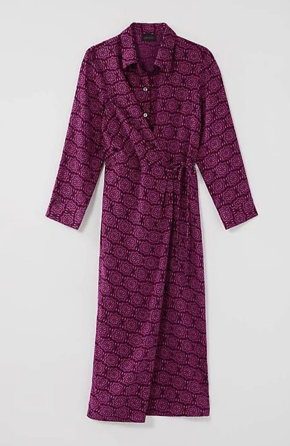 Wearever Shirred Tie-Front Dress | Jjill