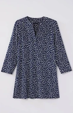 Wearever Shirred-Yoke Split-Neck Tunic | Jjill