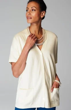 Wearever Short Dolman-Sleeve Cardi | Jjill
