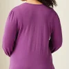 Wearever Silk-Blend Blouson-Sleeve Sweater | Jjill
