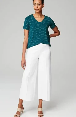 Wearever Soft-V-Neck Tee | Jjill