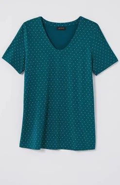 Wearever Soft-V-Neck Tee | Jjill