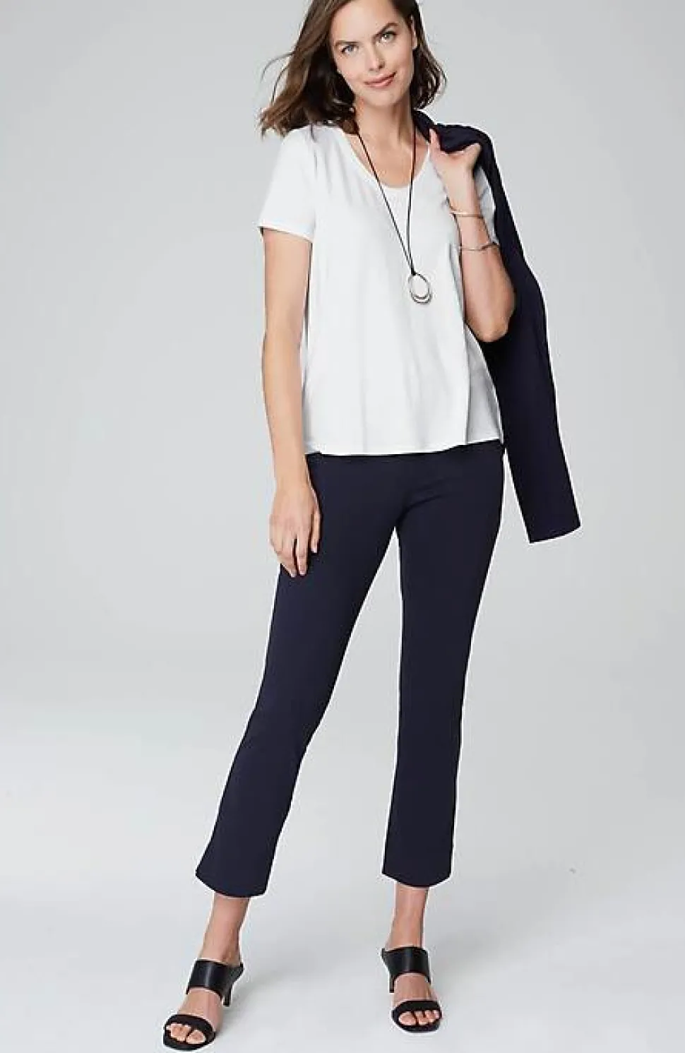 Wearever Soft-V-Neck Tee | Jjill