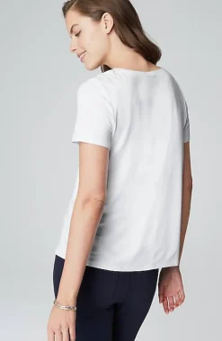 Wearever Soft-V-Neck Tee | Jjill