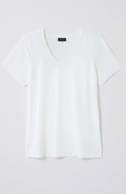 Wearever Soft-V-Neck Tee | Jjill