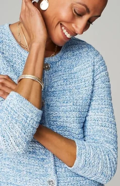 Wearever Spray-Dyed Sweater-Jacket | Jjill