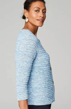 Wearever Spray-Dyed Sweater-Jacket | Jjill