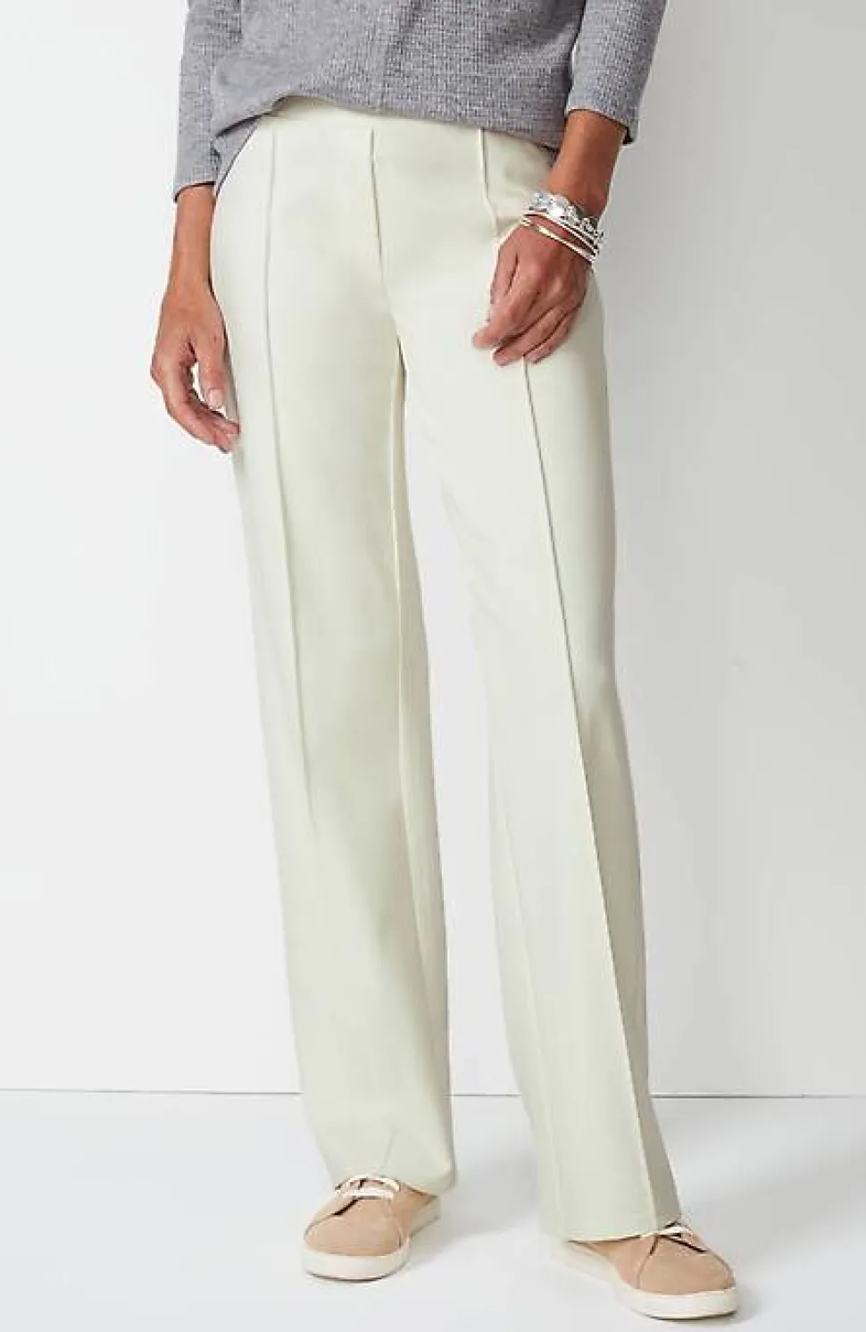 Wearever Straight-Leg Trousers | Jjill