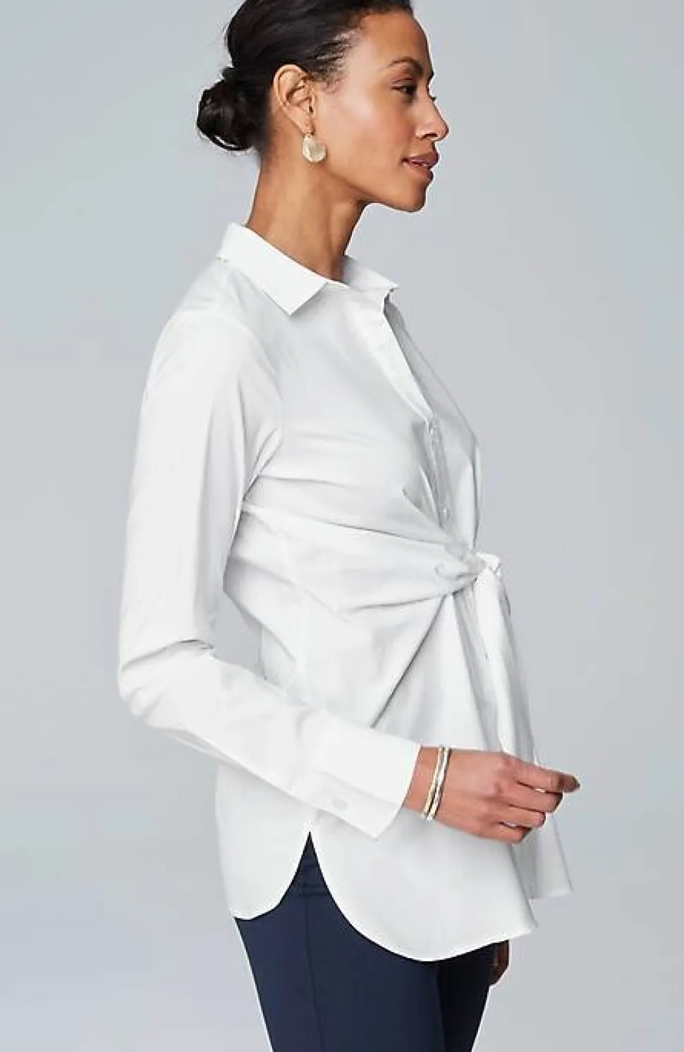 Wearever Tie-Front Top | Jjill