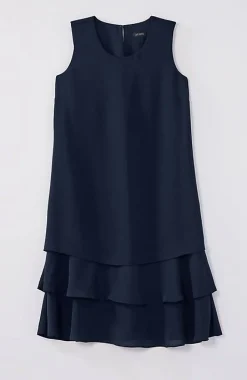 Wearever Tiered Flounce Dress | Jjill