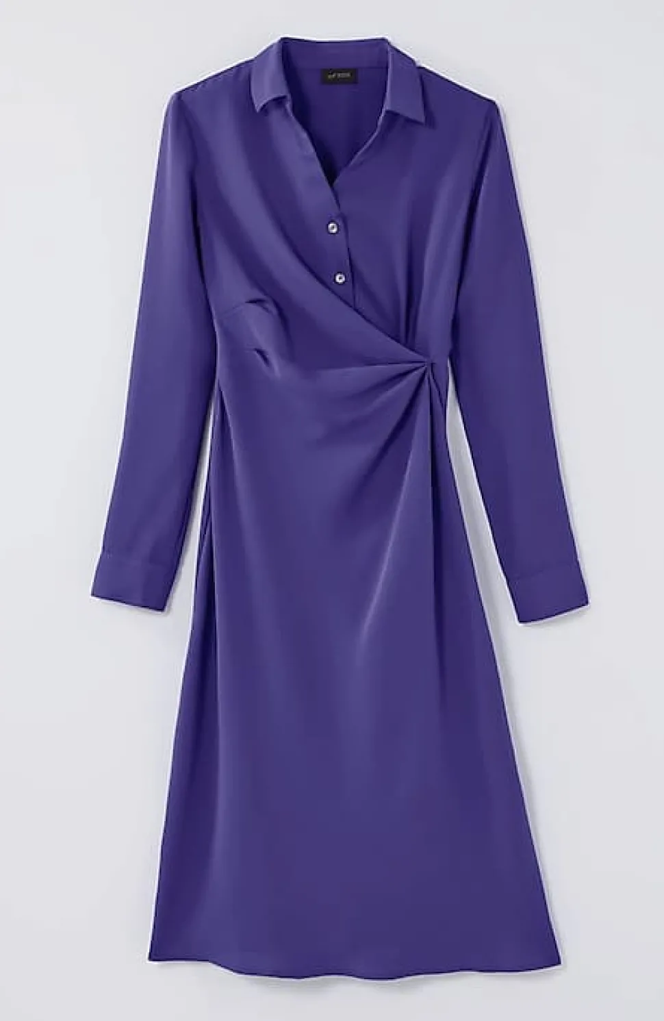 Wearever Twist-Front Shirtdress | Jjill