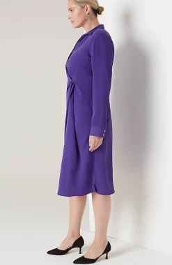 Wearever Twist-Front Shirtdress | Jjill