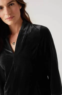 Wearever Velvet-Knit Dress | Jjill
