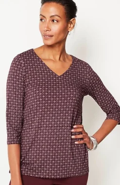 Wearever V-Neck Ballet-Sleeve Top | Jjill