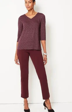 Wearever V-Neck Ballet-Sleeve Top | Jjill
