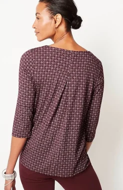 Wearever V-Neck Ballet-Sleeve Top | Jjill
