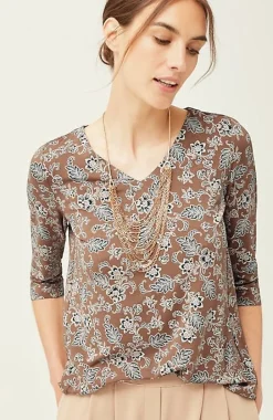 Wearever V-Neck Ballet-Sleeve Top | Jjill